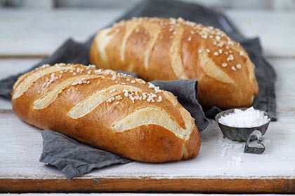 Mini pretzel kenyerek